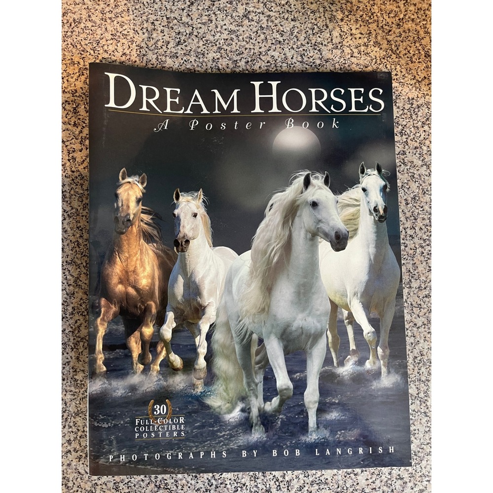 Storey Publishing Dream Horses Poster Book Bob Langrish 30 Posters Excellent